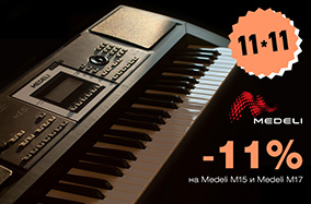 Распродажа 11.11. -11% на синтезаторы Medeli